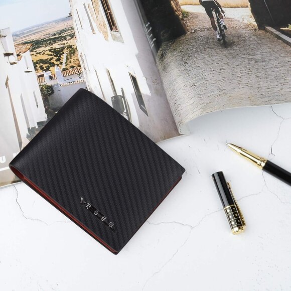 Men's Leather RFID Blocking Wallet Extra Capacity, Bifold Security Wallet - Picture 7 of 7